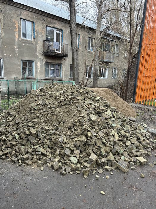 Песок балласт щебень