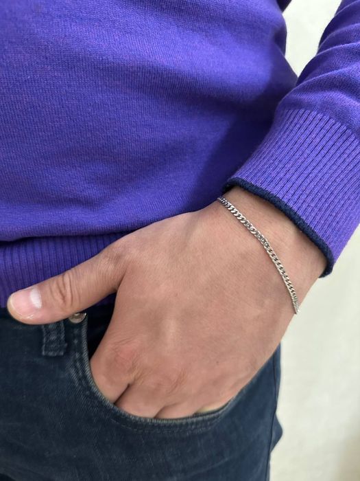 Мужской браслет. Серебро 925 Доставка.