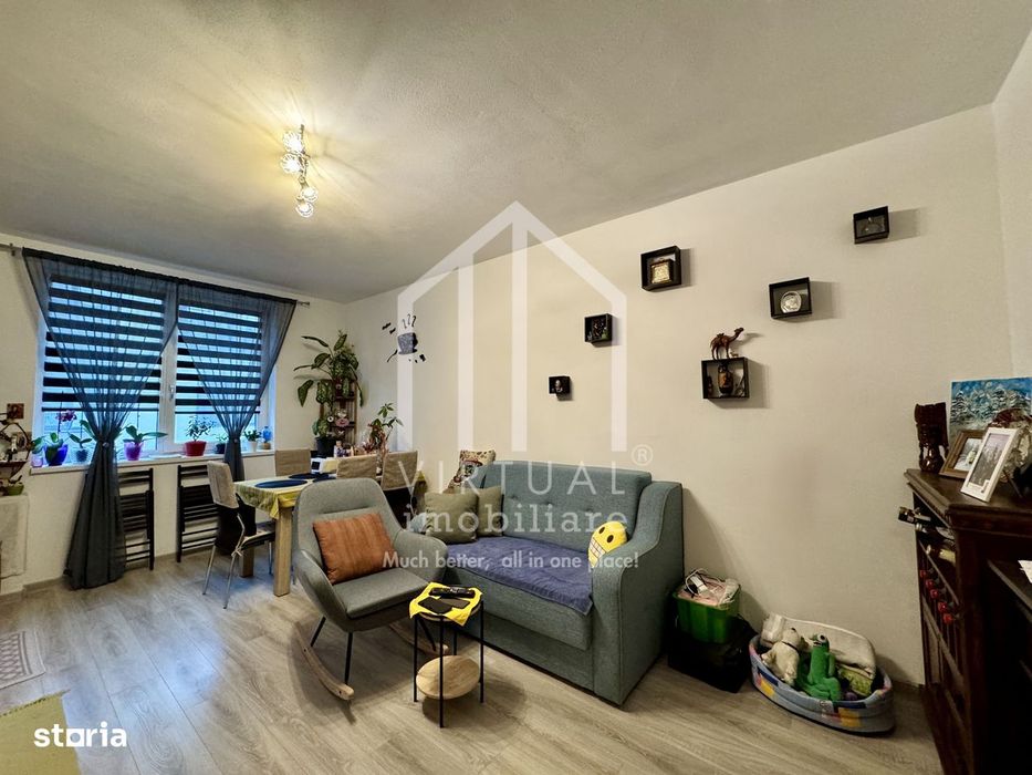 Apartament cu 3 camere, 54mp utili+balcon, etaj 2/3, Selimbar