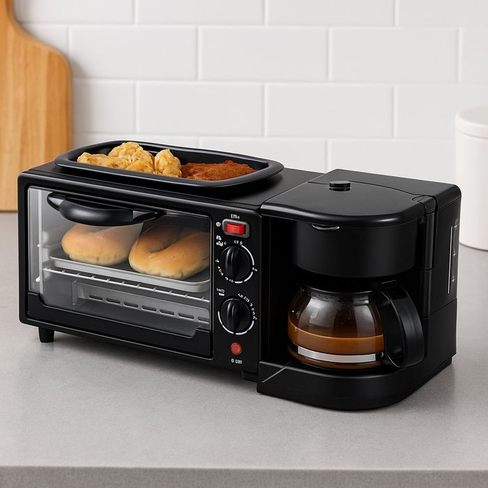 Многофункционална Печка, тостер фурна и кафемашина – 3в1 / Размер: 45х