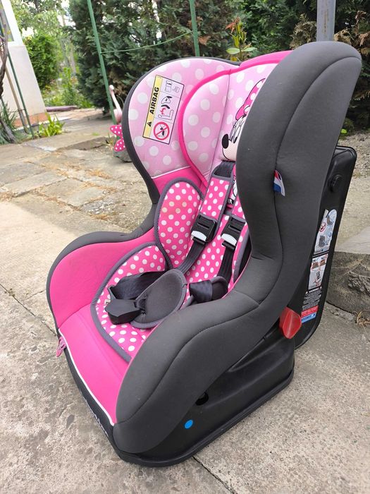 Scaun auto - roz cu Minnie