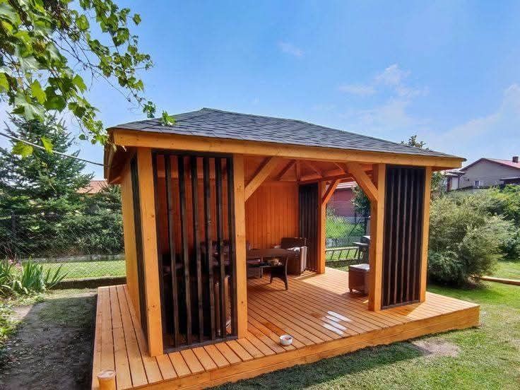 Foișoare terase din lemn  tratat