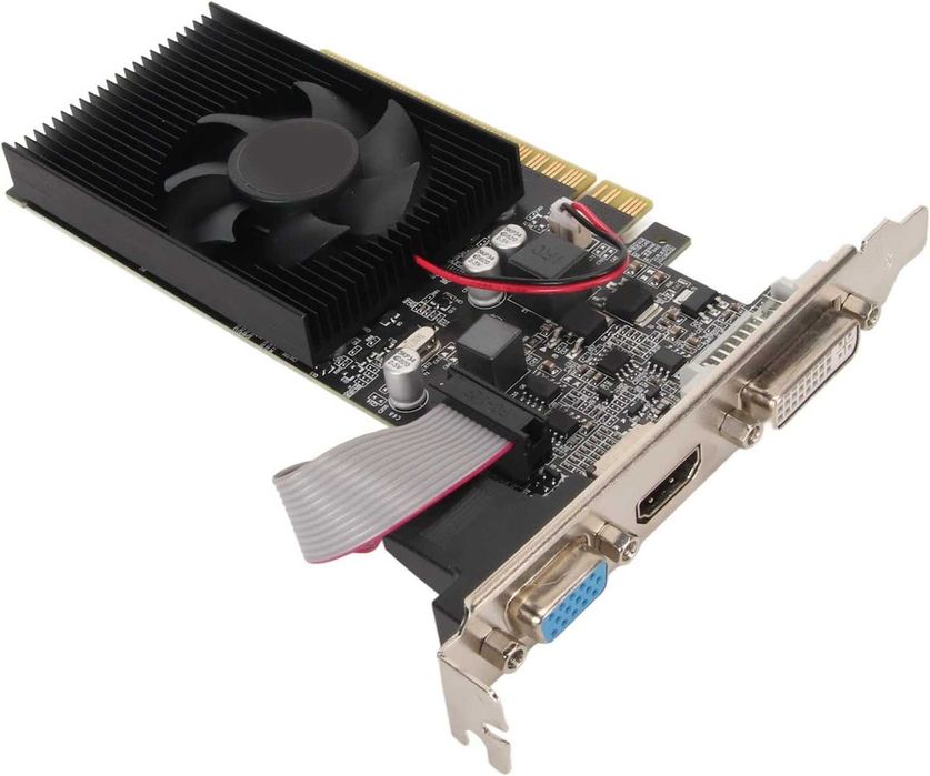 Placă video GPU NVIDIA GT610,1GB DDR3 64 Bit 1800MHz PC HDMI VGA DVI