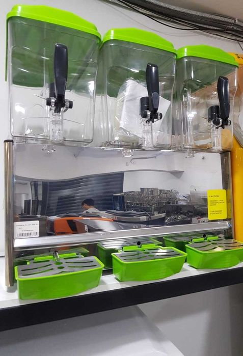 Сокоохладитель шарбат совутгич  сок аппарат 3та бочкали АКЦИЯда