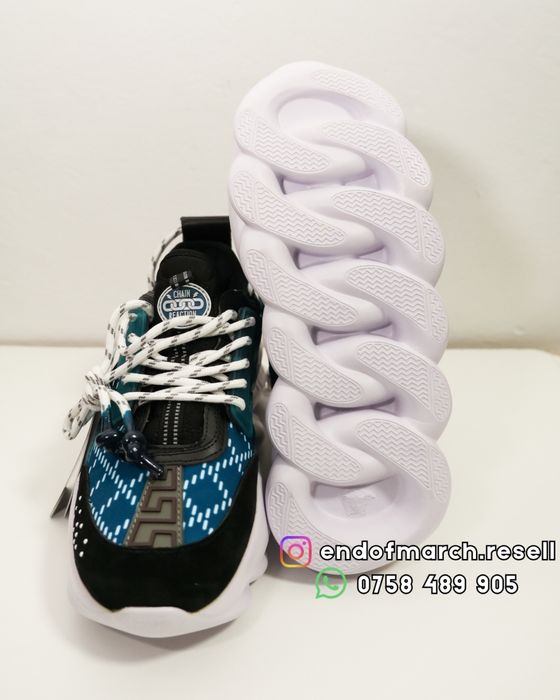 Versace Chain Reaction Negru Albastru