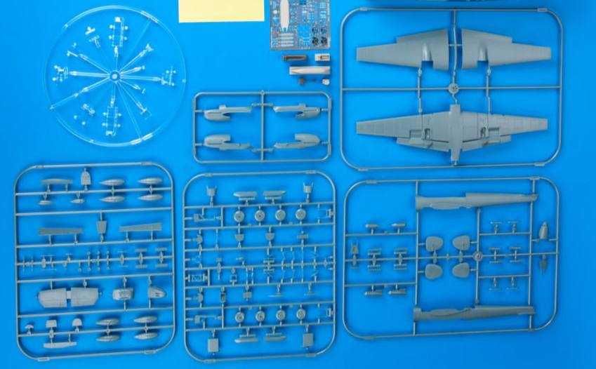 Сборная модель самолета Мессершмитт Bf.110 С3 (Italeri, 1:72)