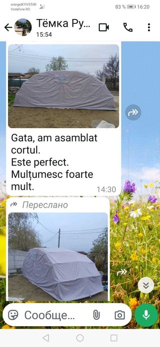 Garaj pliabil mobil. Carport