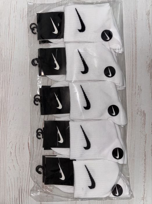 Белые носки Nike — 10 пар в упаковке