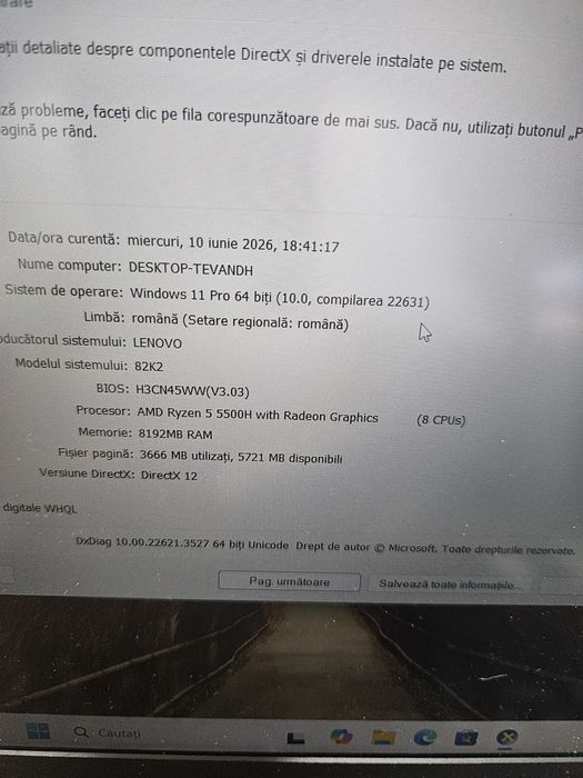 Laptop gaming Lenovo ideapad 3