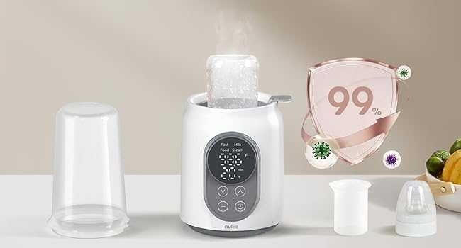 Nuliie Нагревател за мляко и стерилизатор 6в1 с LED дисплей НОВ
