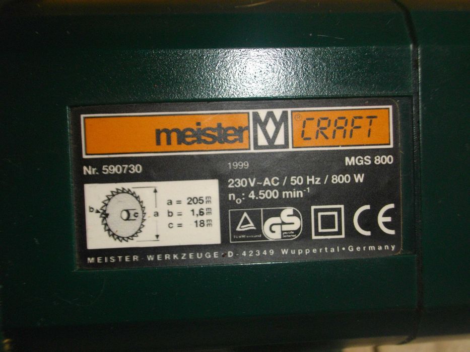 ф210мм-1050W-800W Немска Пендула Циркуляр King Craft/Top Craft/MEISTER