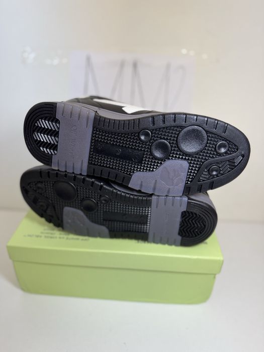 Adidasi Off-White Out Of Office Lace-Up Sneakers black and white