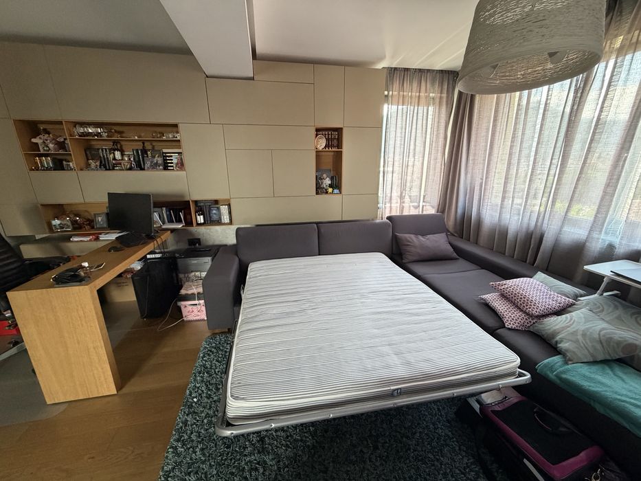 Biblioteca Living + Canapea extensibila