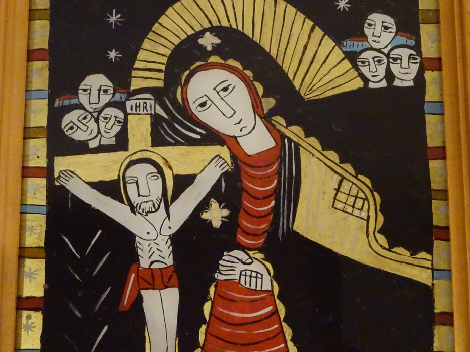 Icoana Maica Domnului Indurerata, pictura din Nicula