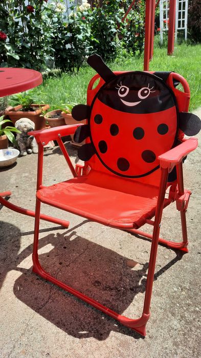Set gradina copii masa cu scaune umbrela gargarita