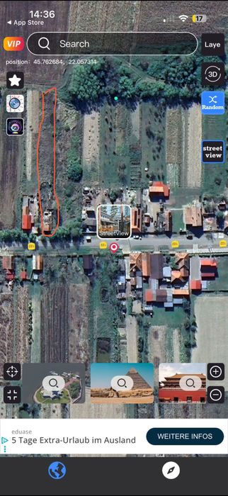 Vînd teren 1460mp  ,Judet Timis 3 km de autostrada