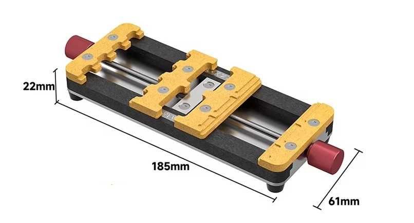 Стойка държач менгеме за платка и чипове при запояване и ремонт