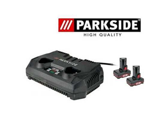 Incarcator dublu baterii Parkside 12V 2X4.5A