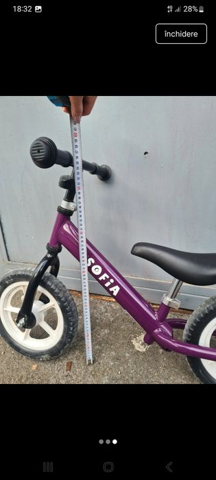 Bicicleta de echilibru personalizata