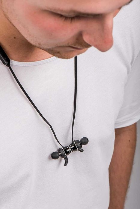 Casti Bluetooth Lenco EPB-030 - Rezistente la Transpiratie