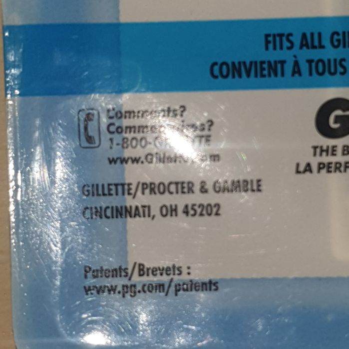 Set 4  Rezerve Gillette USA  Proglide Chill ( Proshield  Chill)
Este