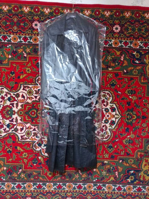 Кожанный женский плащ производство филипины.