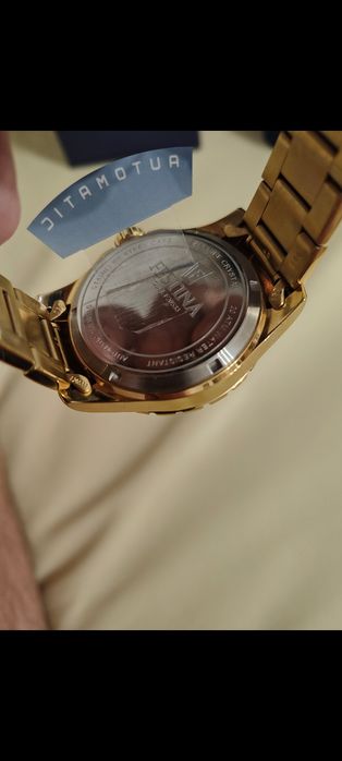 Vând ceas bărbătesc Festina automatic auriu nou