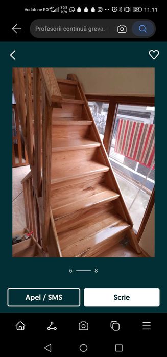 scara din stejar