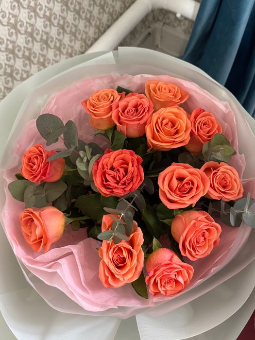 Цветы свежие 5 букетов