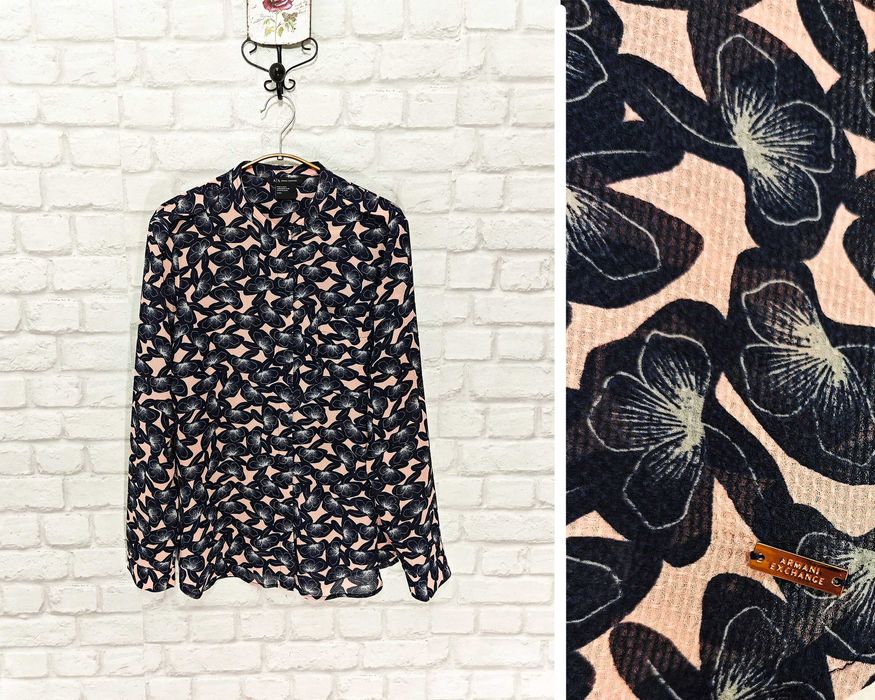 Armani Exchange Оригинална флорална дамска риза размер L