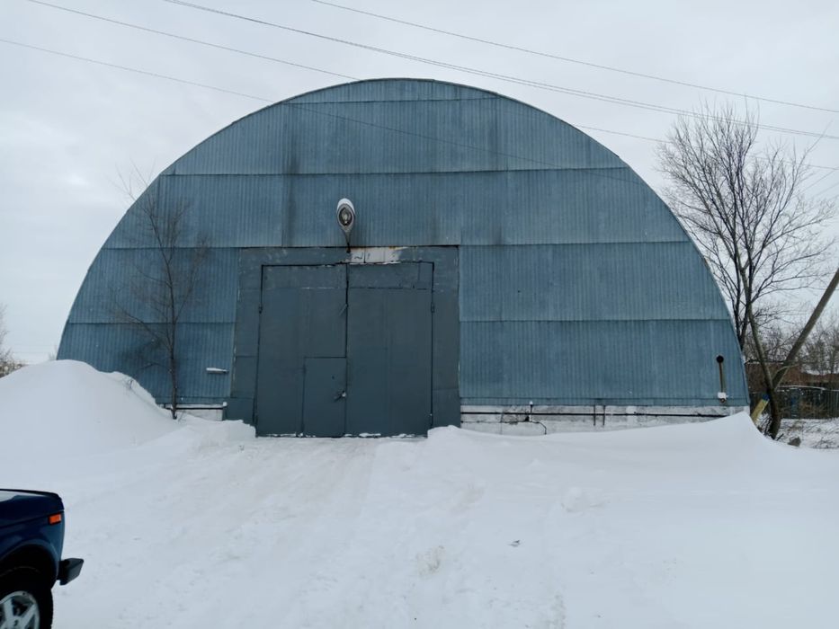 Ангар каркасный, расположение  станция Тобол.