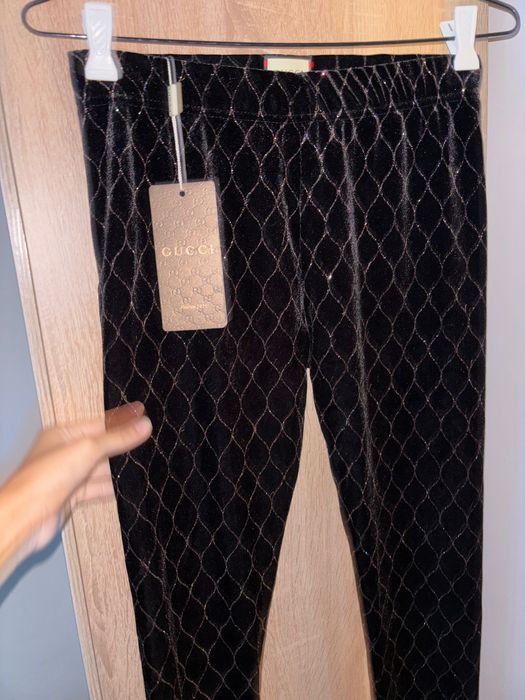 Pantalon eveniment Gucci - catifea sclipici NOU