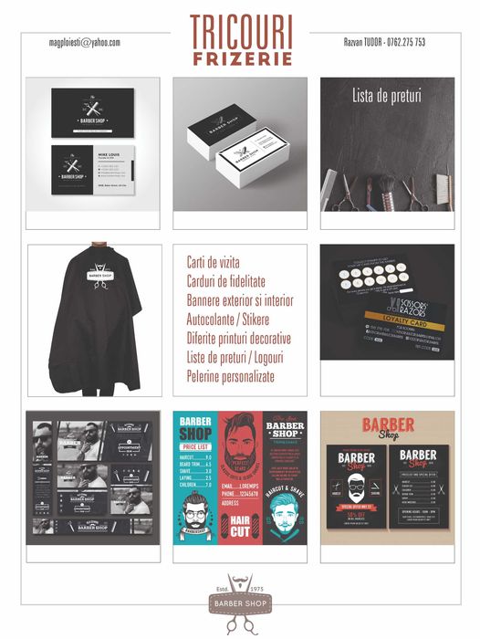 Materiale pentru frizerii