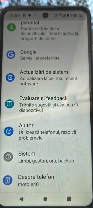 Motorola  e 40,impecabil ,ca nou