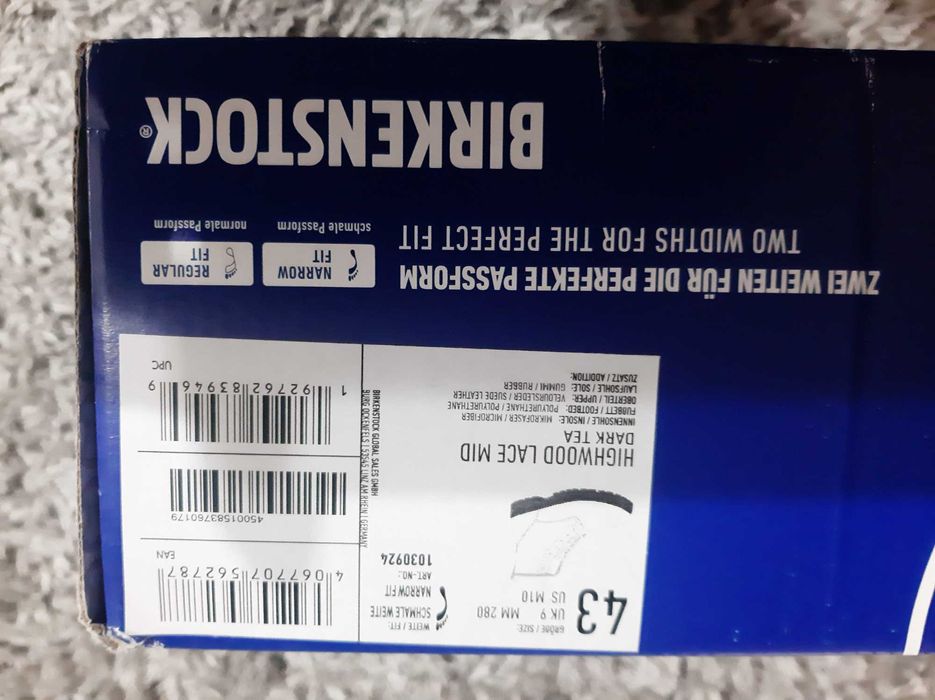 Ghete Birkenstock Narrow Fit 43