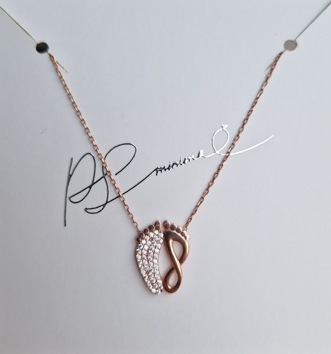 Ново сребърно колие P.S. Minimal New Beginning