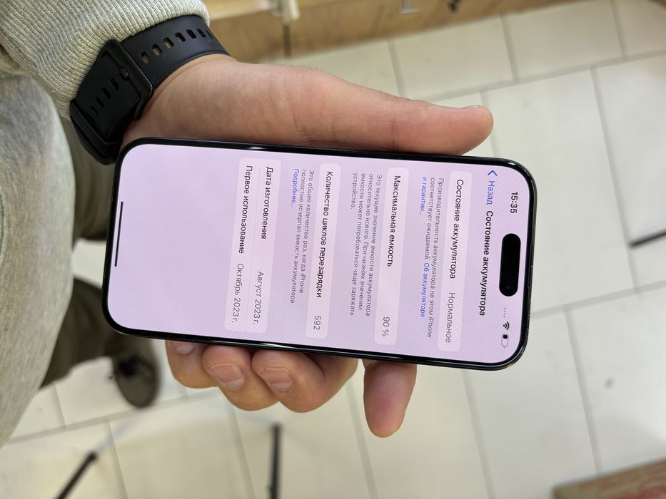 Айфон 15 про 256 гб акб 90%