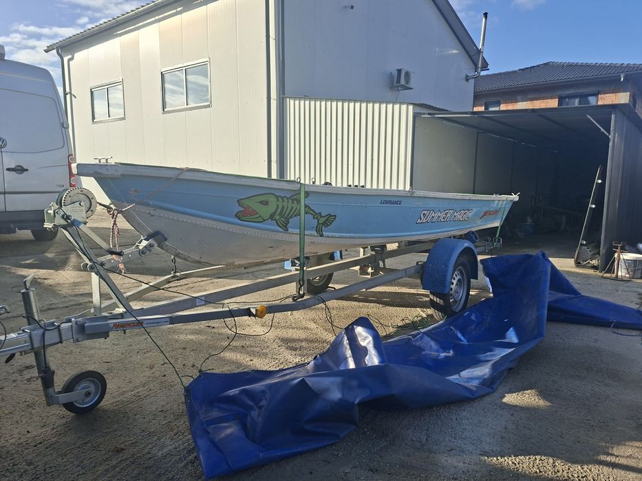 Barca aluminiu cu motor si peridoc