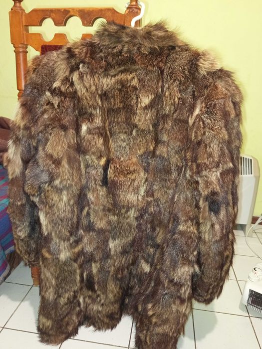 Палто от  естествен косъм лисица