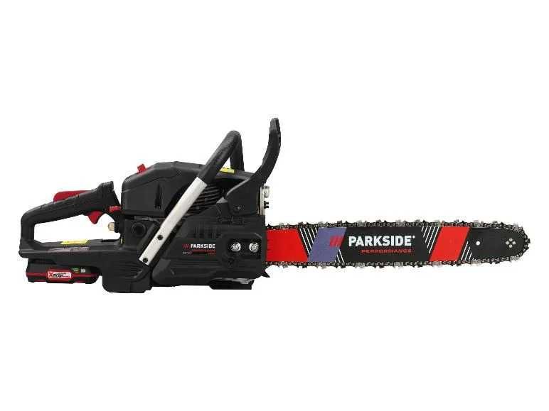 Бензинов Верижен Трион с Електрически Стартер PARKSIDE PPBKS 56