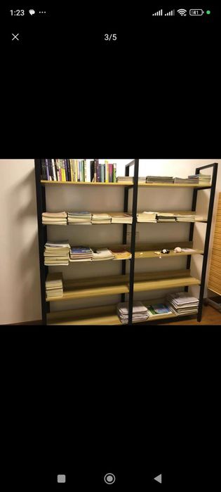 Полка стеллаж в стиле Лофт