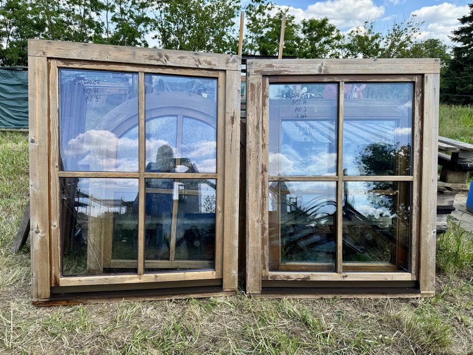 FEREASTRA LEMN Antichizat cabana rustic traditional geam termopan