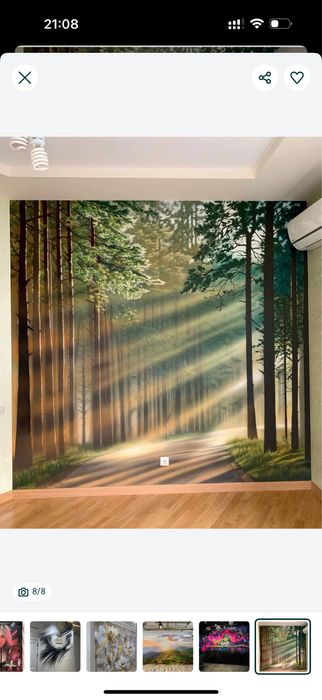 Роспись стен! Художница Мадина)