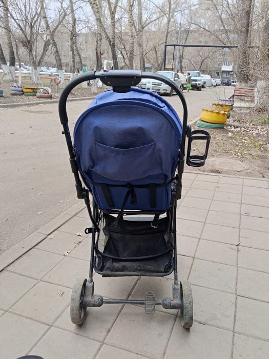 Детская коляска синий