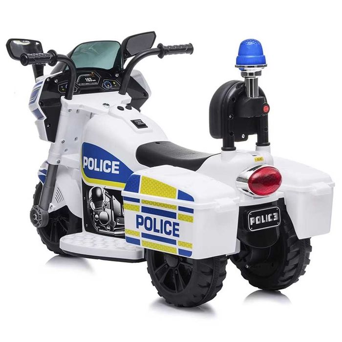 Motocicleta electrica, Chipolino, Police, white