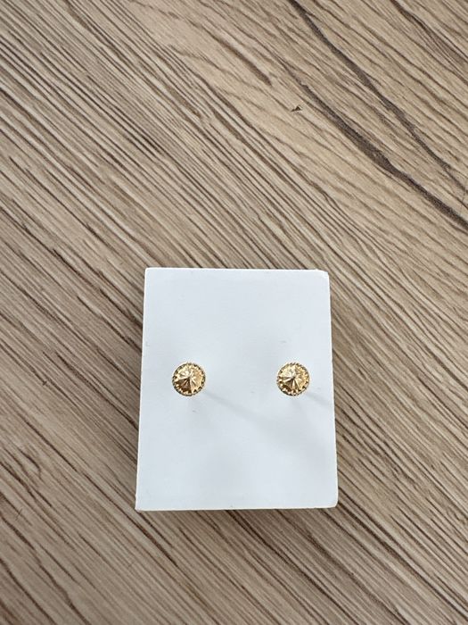 Cercei copii Bufnite aur galben 14k