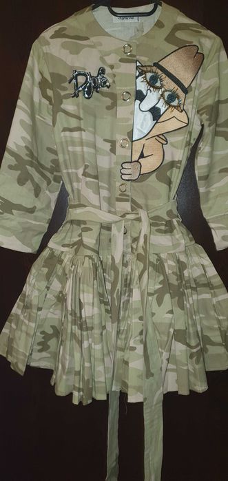 Рокля Джофра с дълъг ръкав