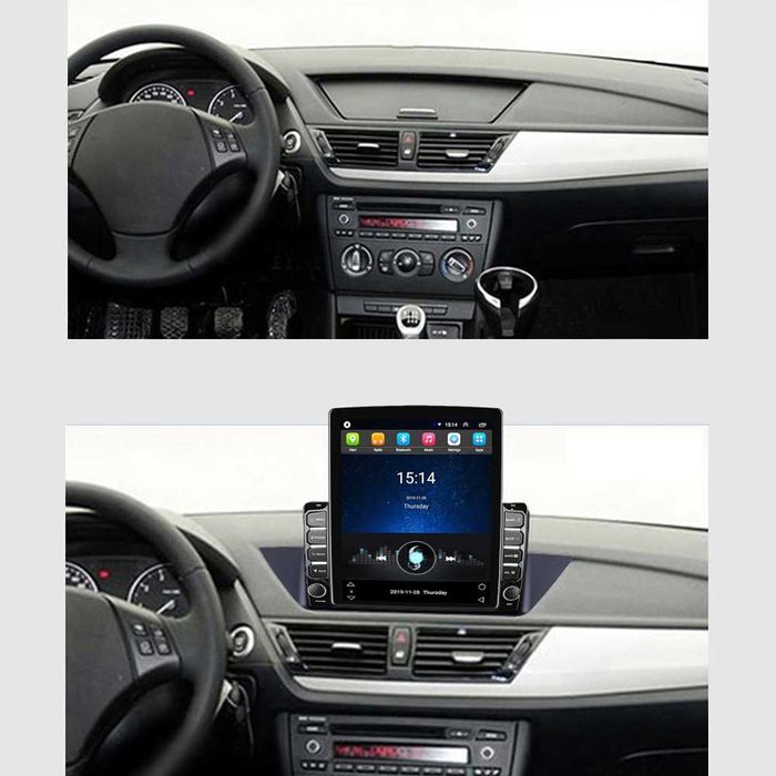 Navigatie BMW X1 E84 din 2009 - 2015 Ecran TESLA 9.7 inch 4GB RAM