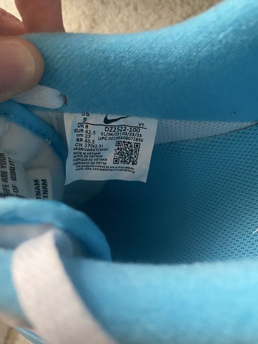 Nike Air Force 1 Low '07 LV8 Split Light UNC Blue