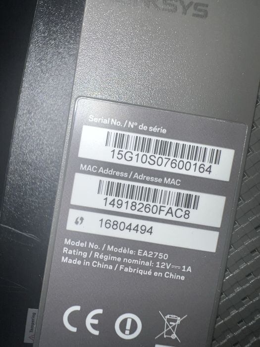 Router wireless Linksys EA2750 dual-band